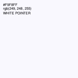 #F9F8FF - White Pointer Color Image